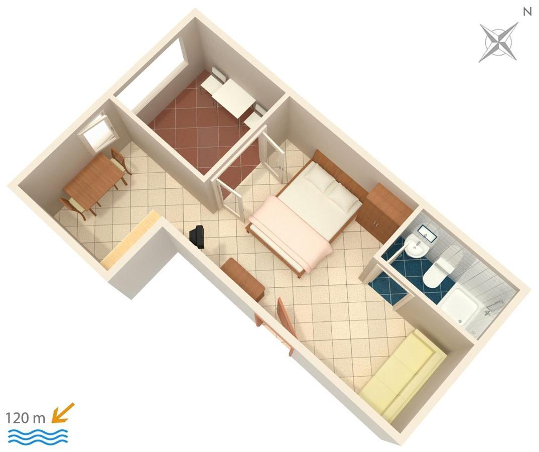 Apartments By The Sea Suha Punta, Rab - 5050 Kampor Luaran gambar